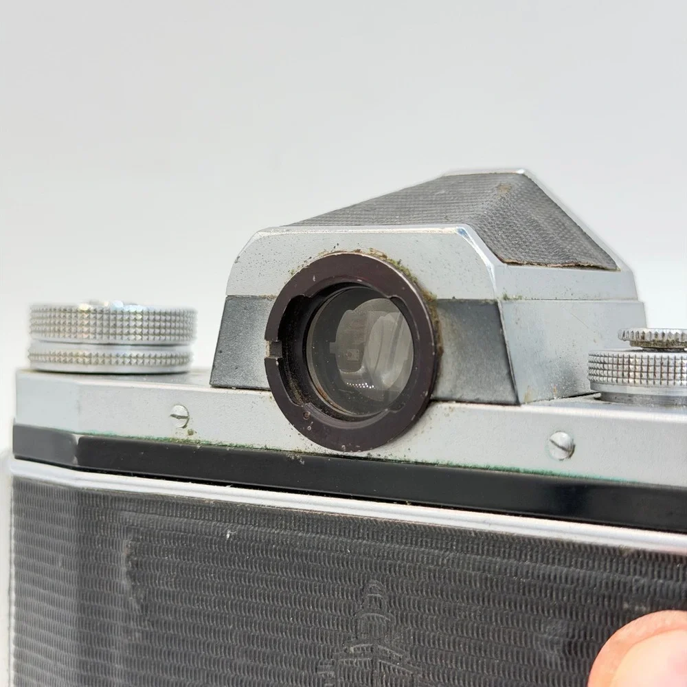Vintage Praktica IV F 35mm SLR Film Camera Body Only Silver Black AS-IS Repair